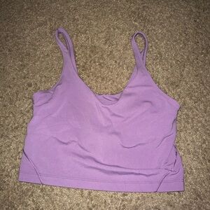 lululemon purple align tank, size 8